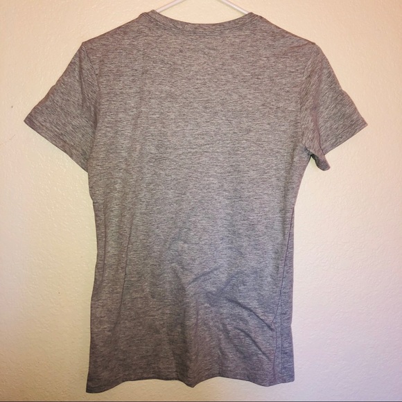 ADIDAS Moto block logo grey tee shirt small NWOT - Picture 3 of 4